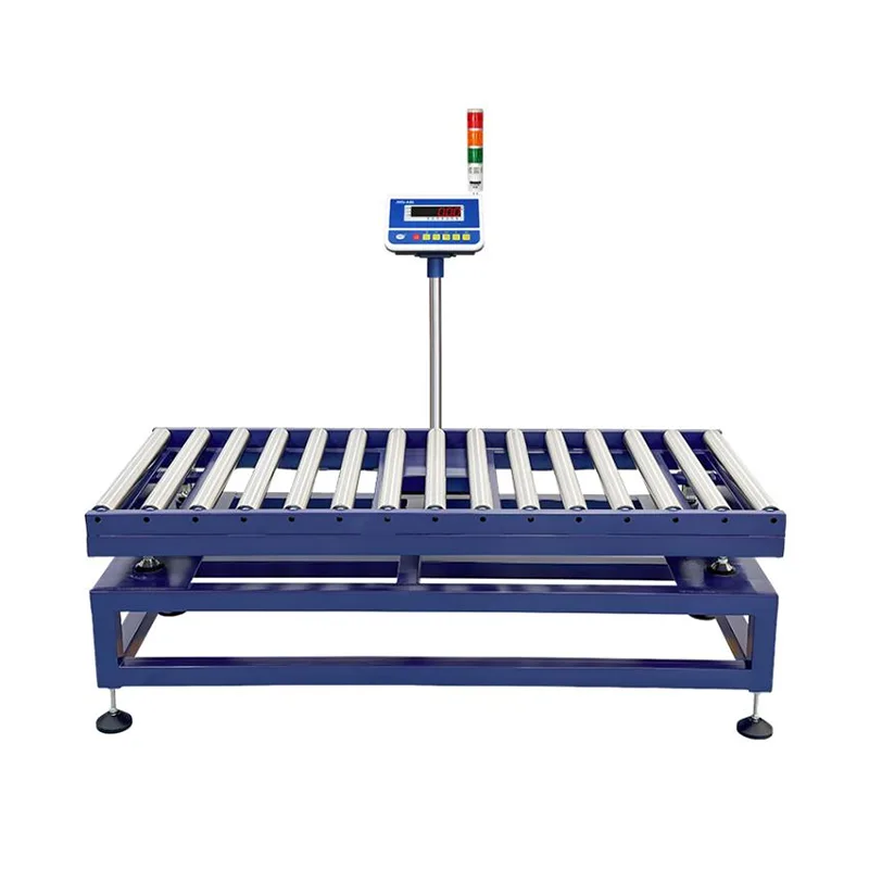 Sjekkveiing Gravity Roller Conveyor Scale with Alar