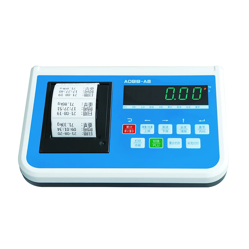 Elektronisk veieutskriftsinstrument